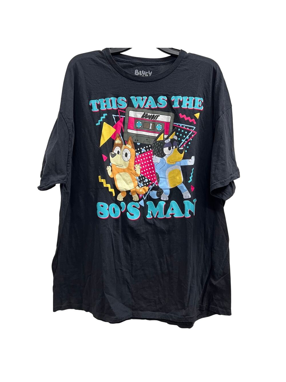 Bluey Bingo Bandit This is the 80’s Tee Big and tall SZ XXL 2X